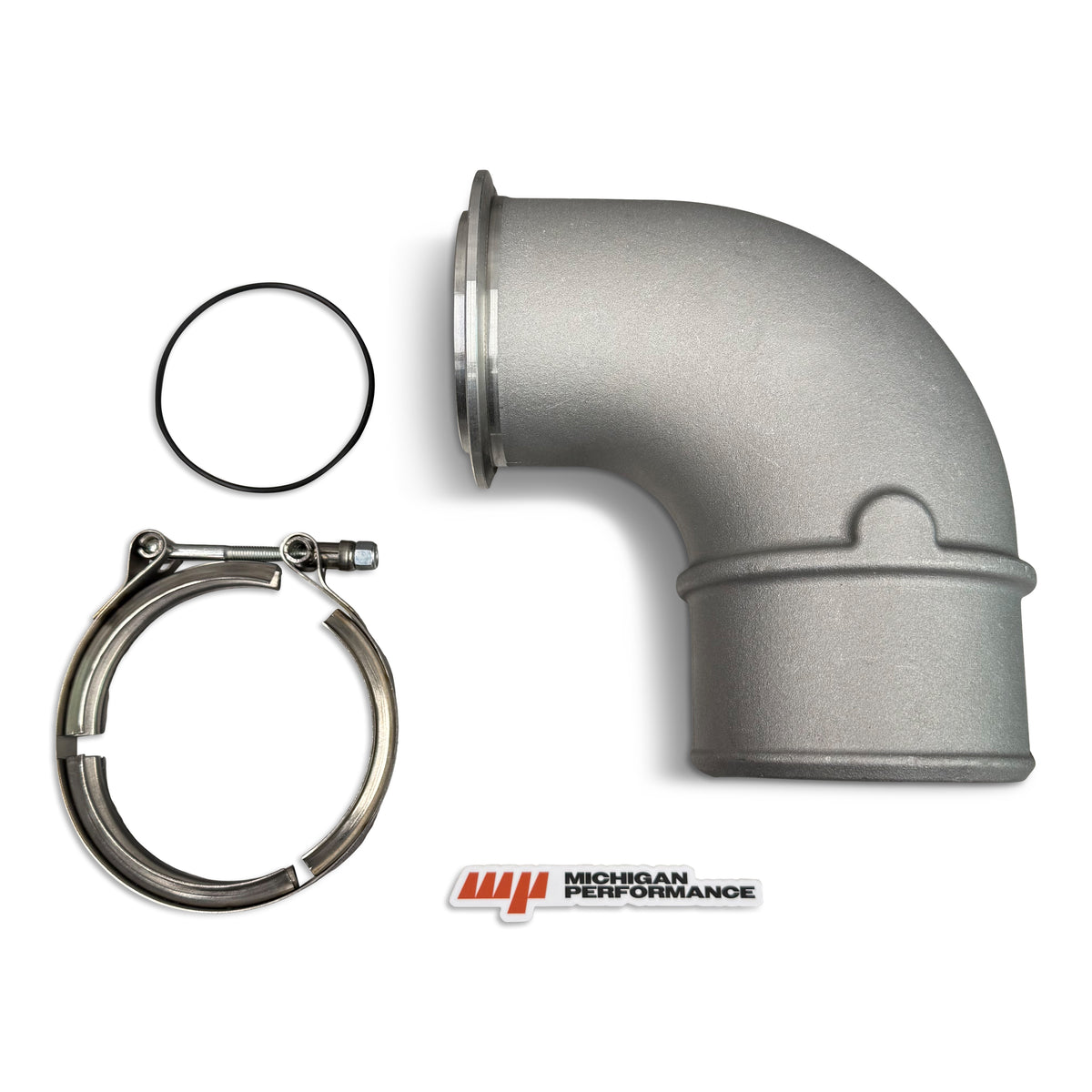 ISX BorgWarner S400 Style V-Band 90 Degree Turbo Elbow Kit