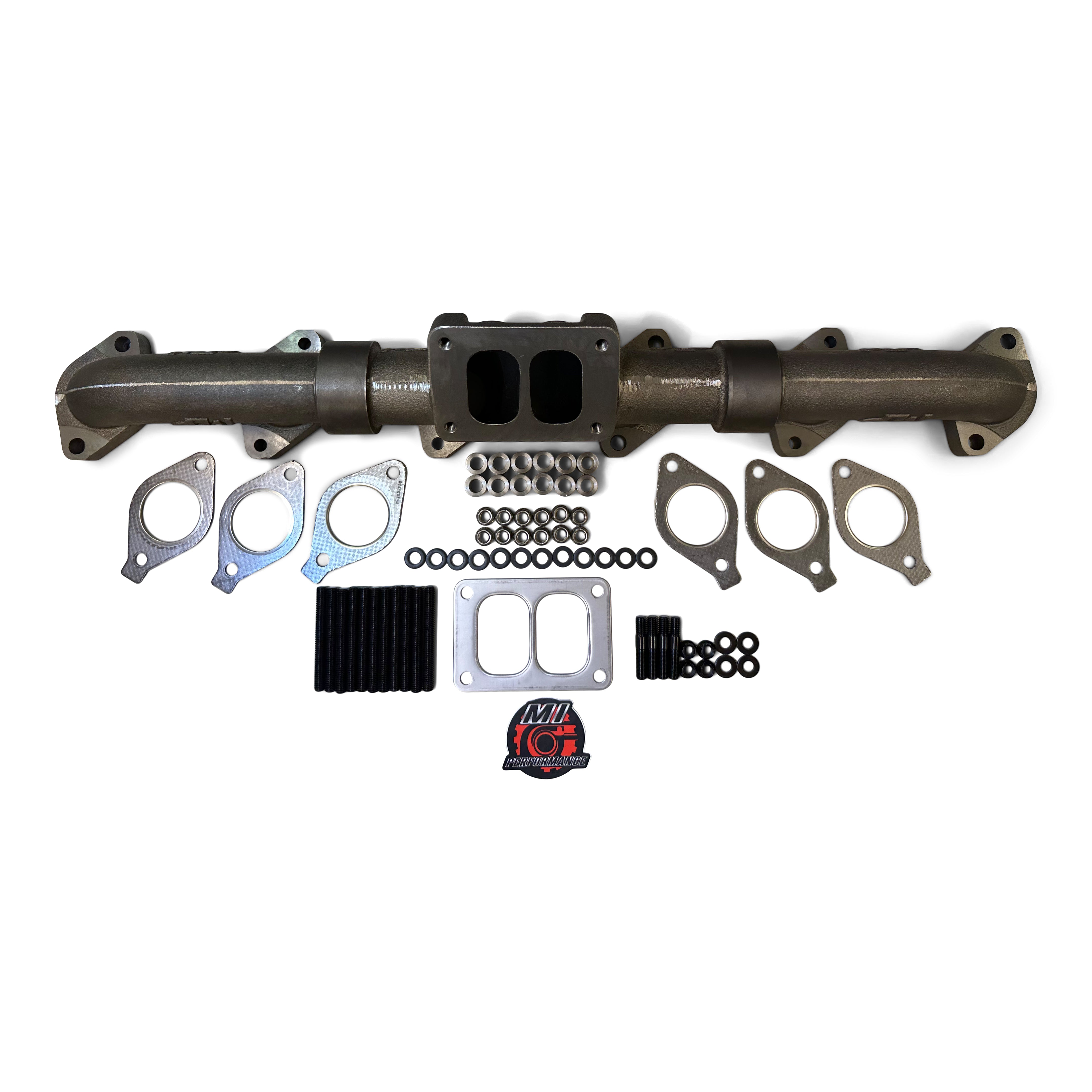 CFS Adapter Kit 13.0L Caterpillar C13 Manifold To T6 Divided Turbo S400 S488
