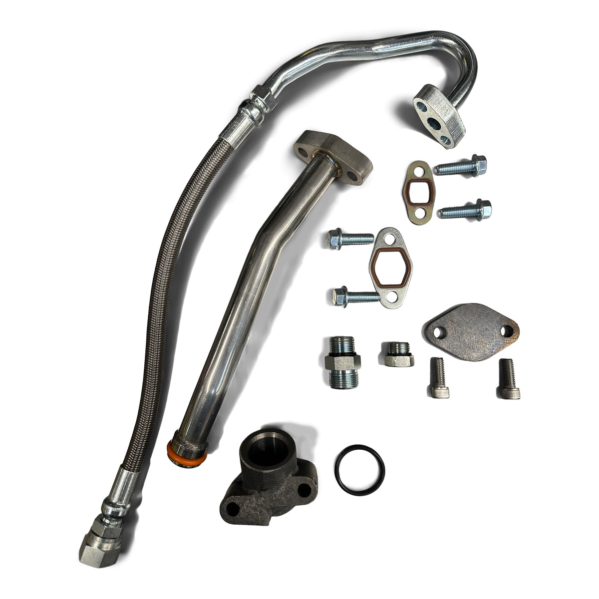 C15 Acert Single Turbo Conversion Oil Line Kit MichiganPerformance