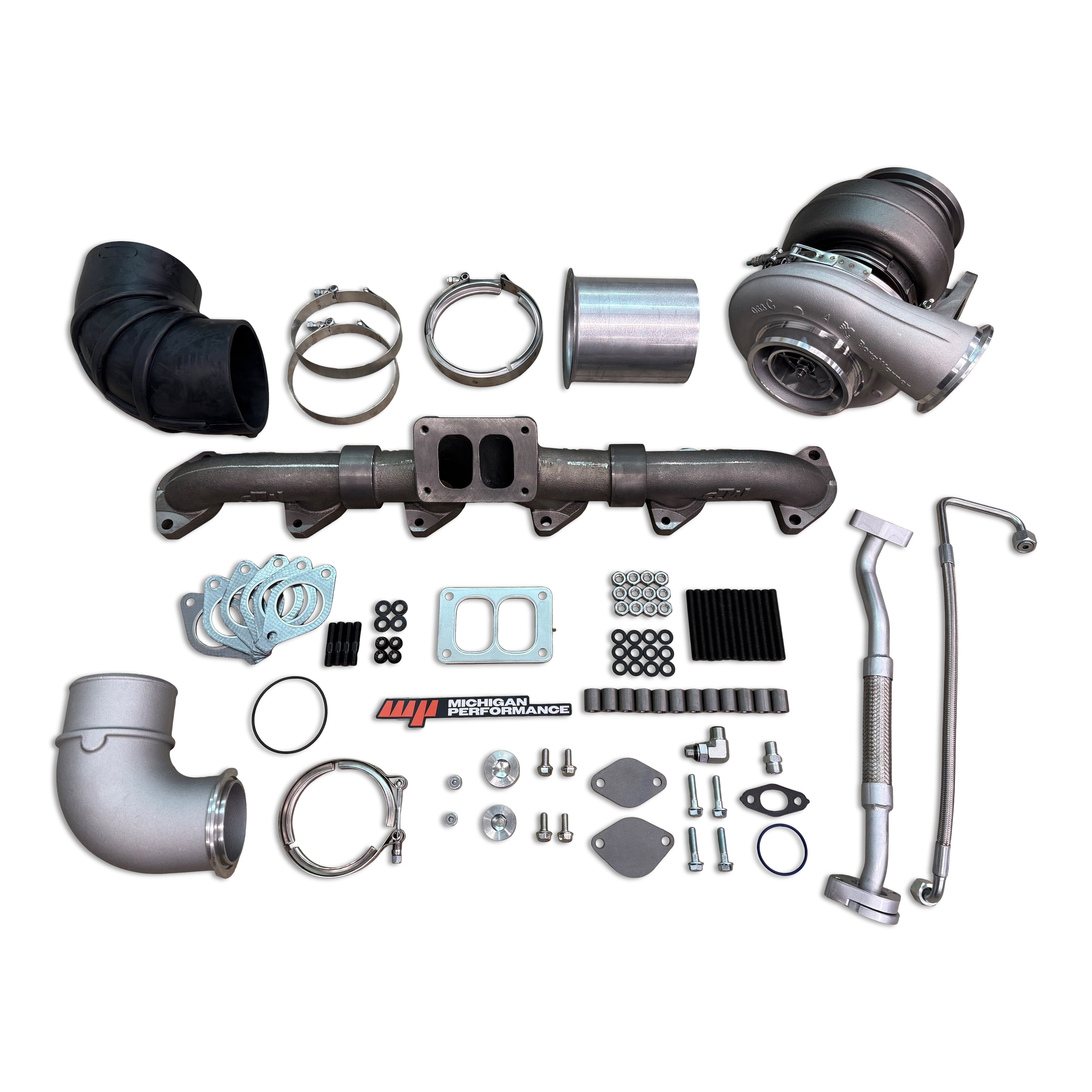 Performance Cats Michigan Performance CAT C11/C13 229-3567 Single Turbo T6 Manifold Ins ...